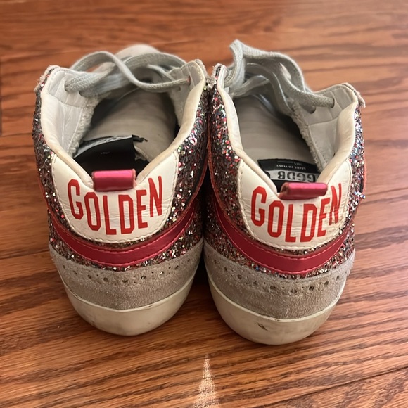Golden Goose Pink sparkly Mid Stars. Size 38 - Picture 4 of 6
